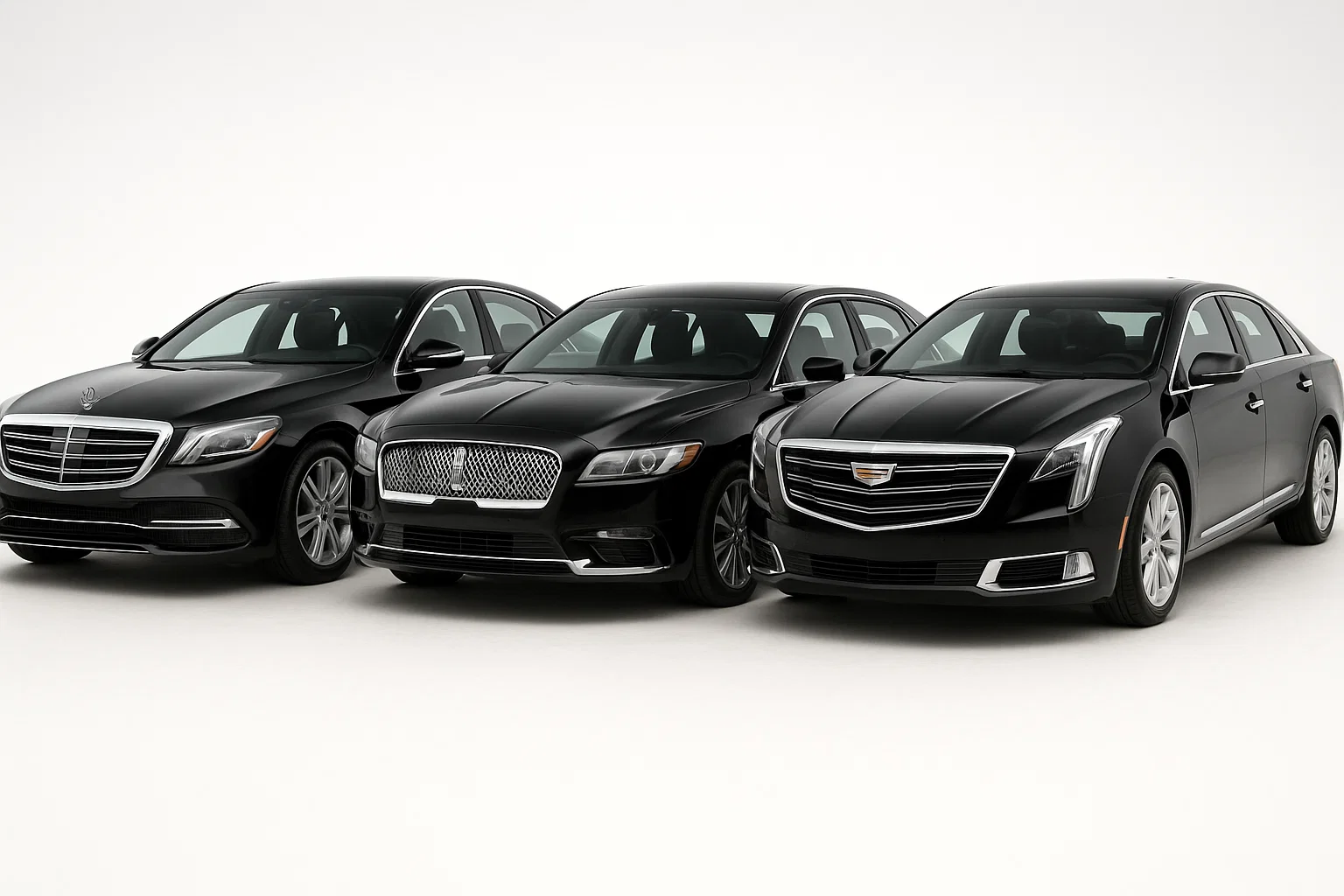 Executive sedan vehicles for luxury transportation