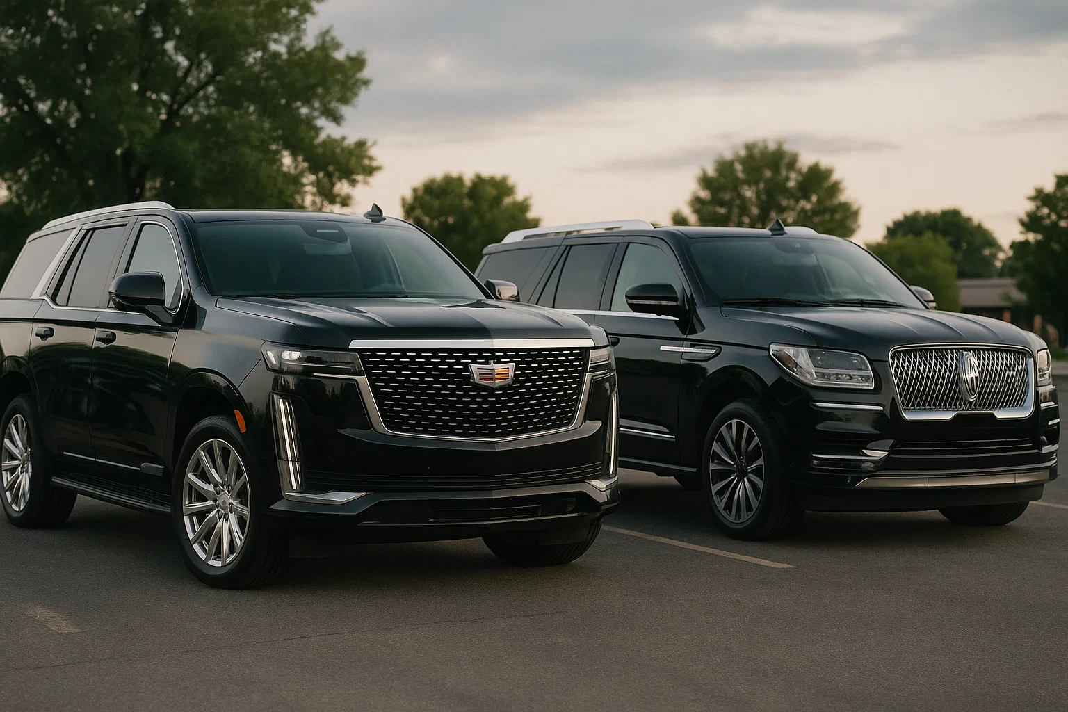 Luxury SUV vehicles for group transportation