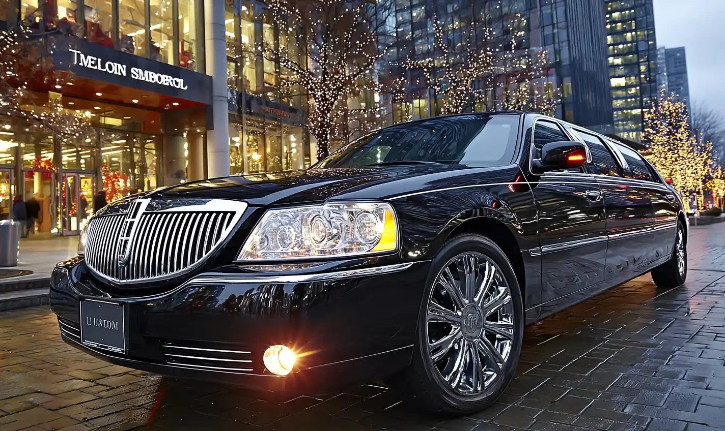 Premium stretch limousine with enhanced features