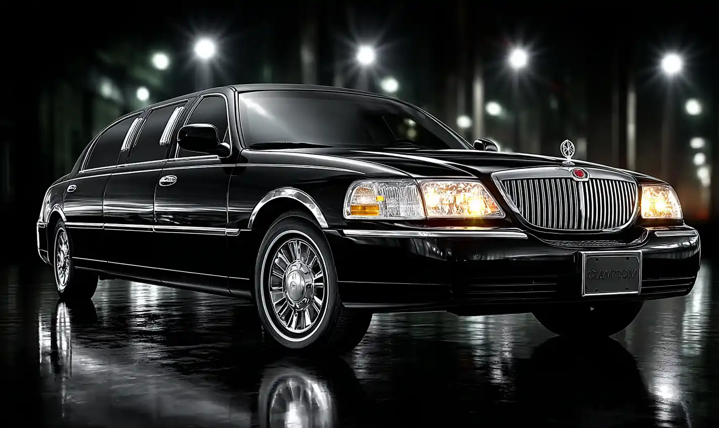 Classic stretch limousine