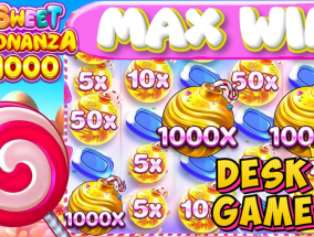 What is slot machine Sweet Bonanza Max win?